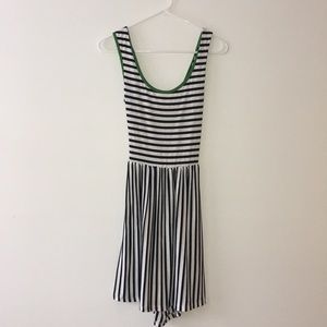 Anthropologie striped cotton dress